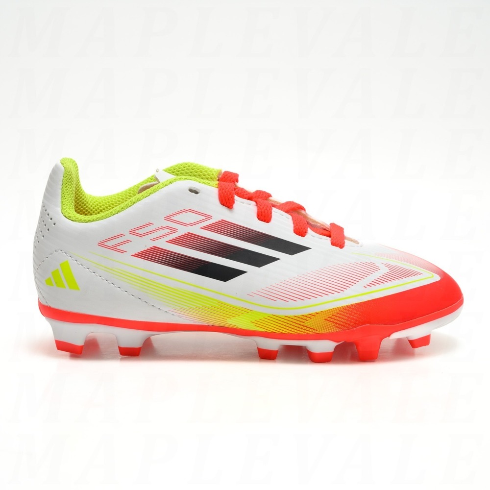 Adidas F50 Club FG/MG Kid's Youth Sz 10.5 K Soccer Shoes Cleats White/Red IE1309